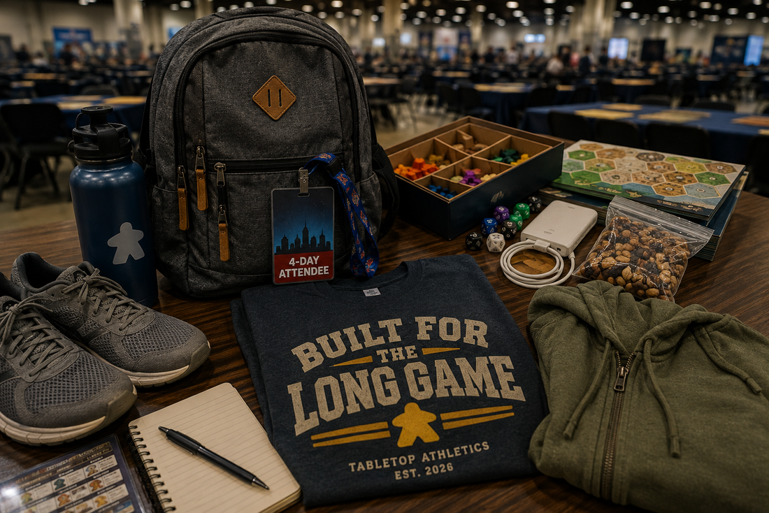 Getting packed for a board game convention 