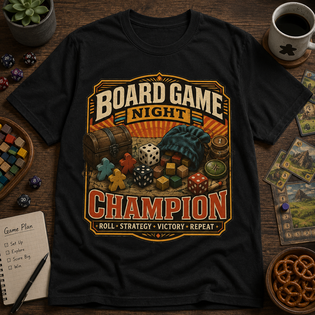 Board Game Night Champion T-Shirt