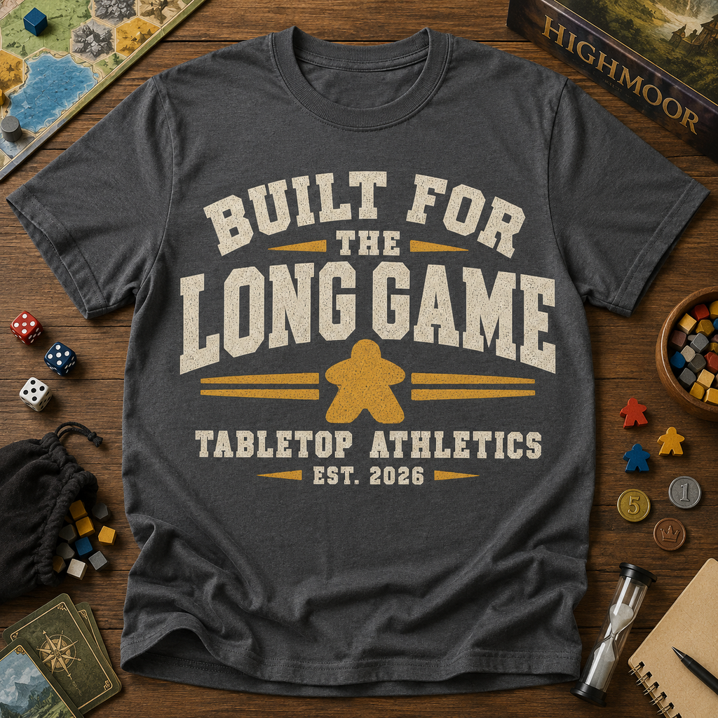 Built for the Long Game: Tabletop Athletics Board Game T-Shirt