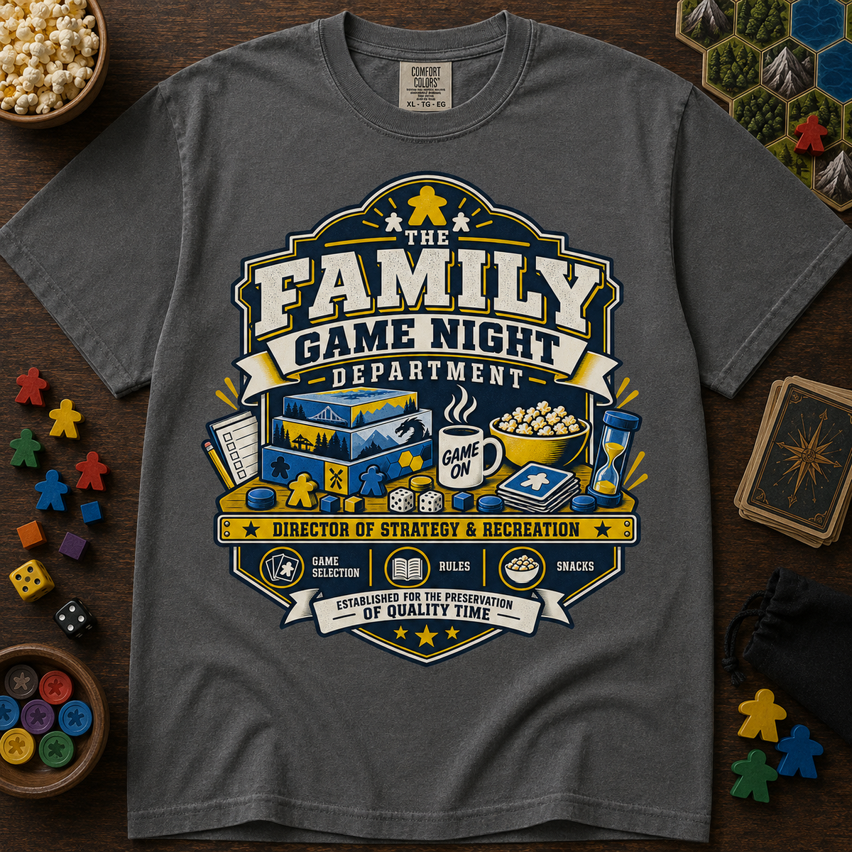 Family Game Night Department Director T-Shirt