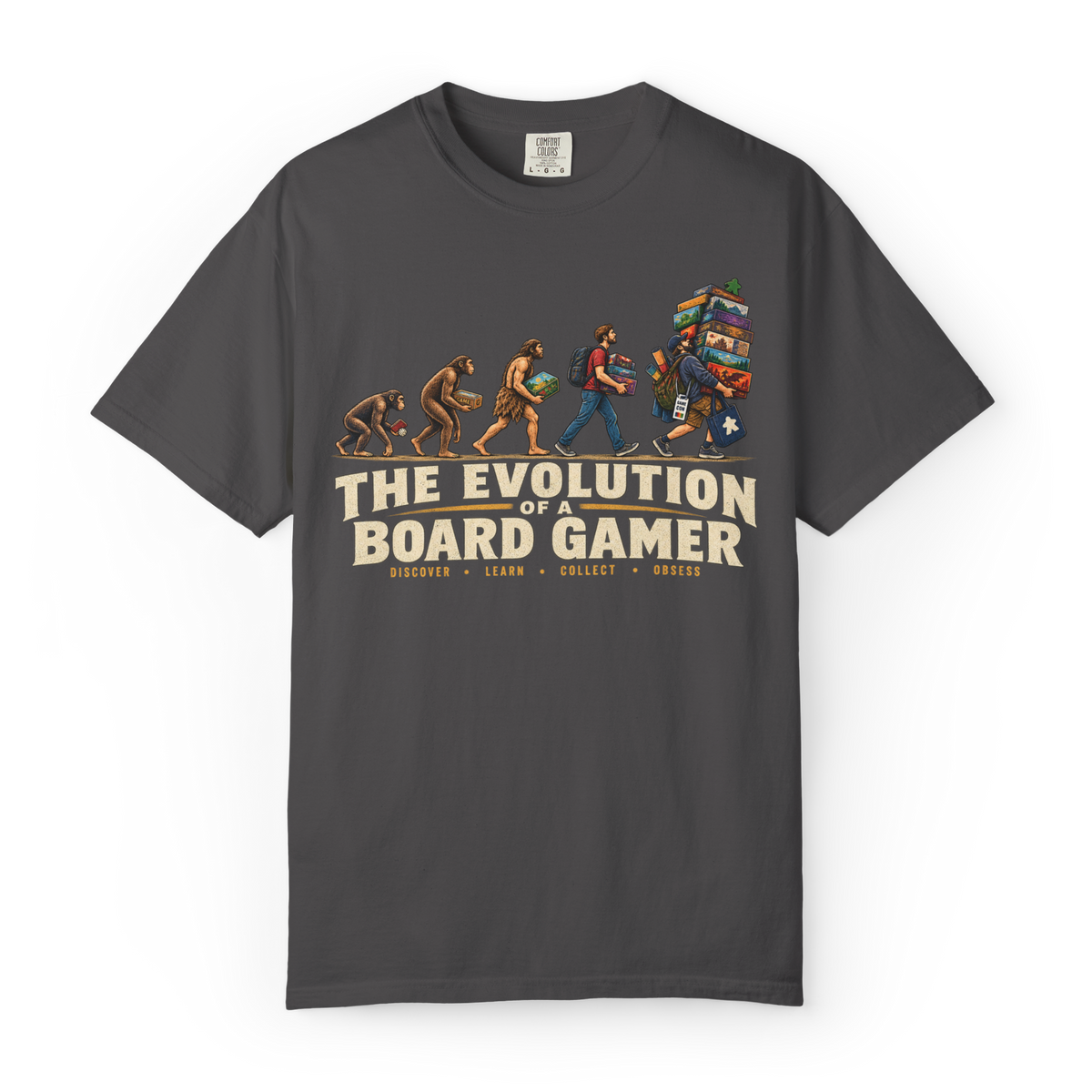 Evolution of a Board Gamer T-Shirt