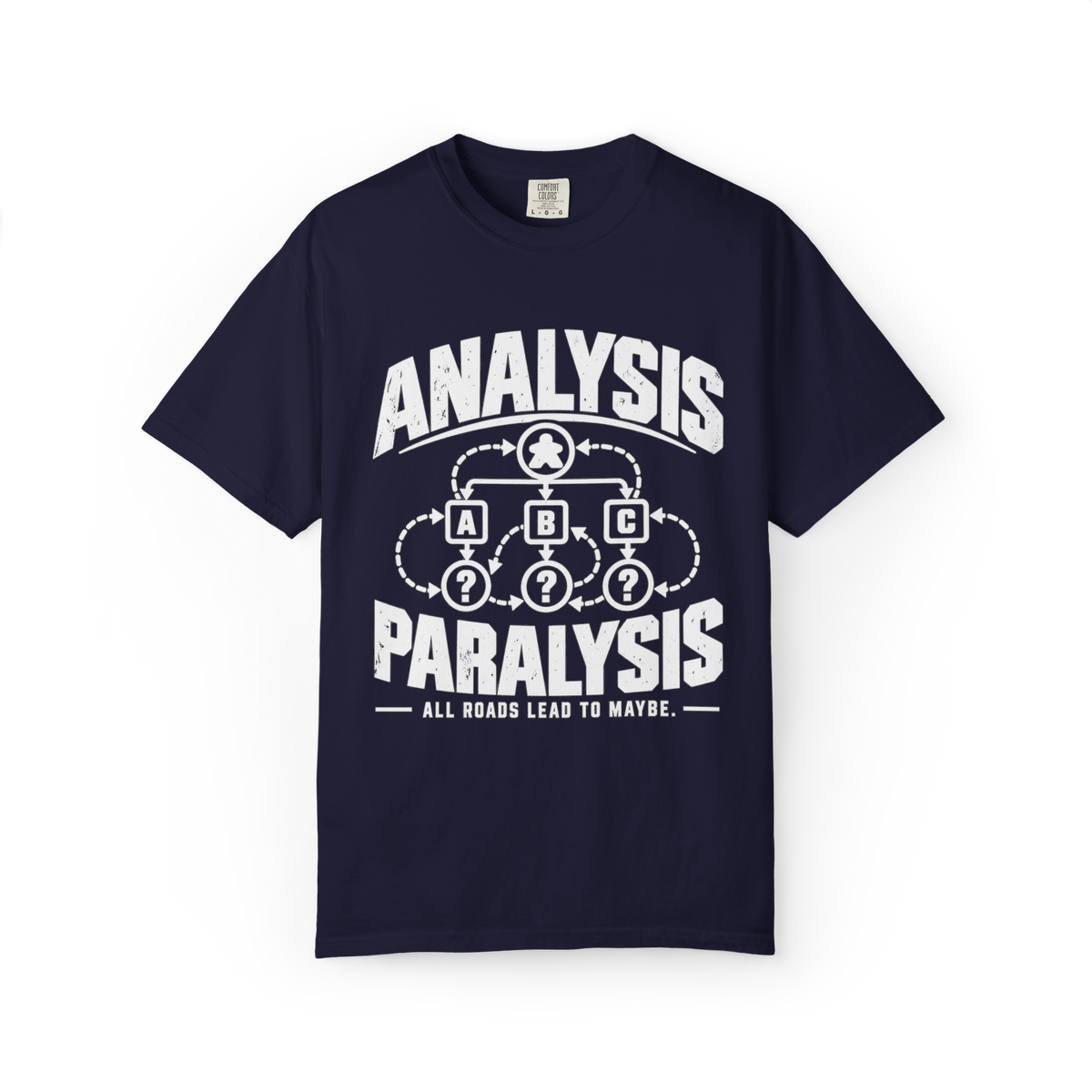 Analysis Paralysis Decision Matrix Board Game T-Shirt