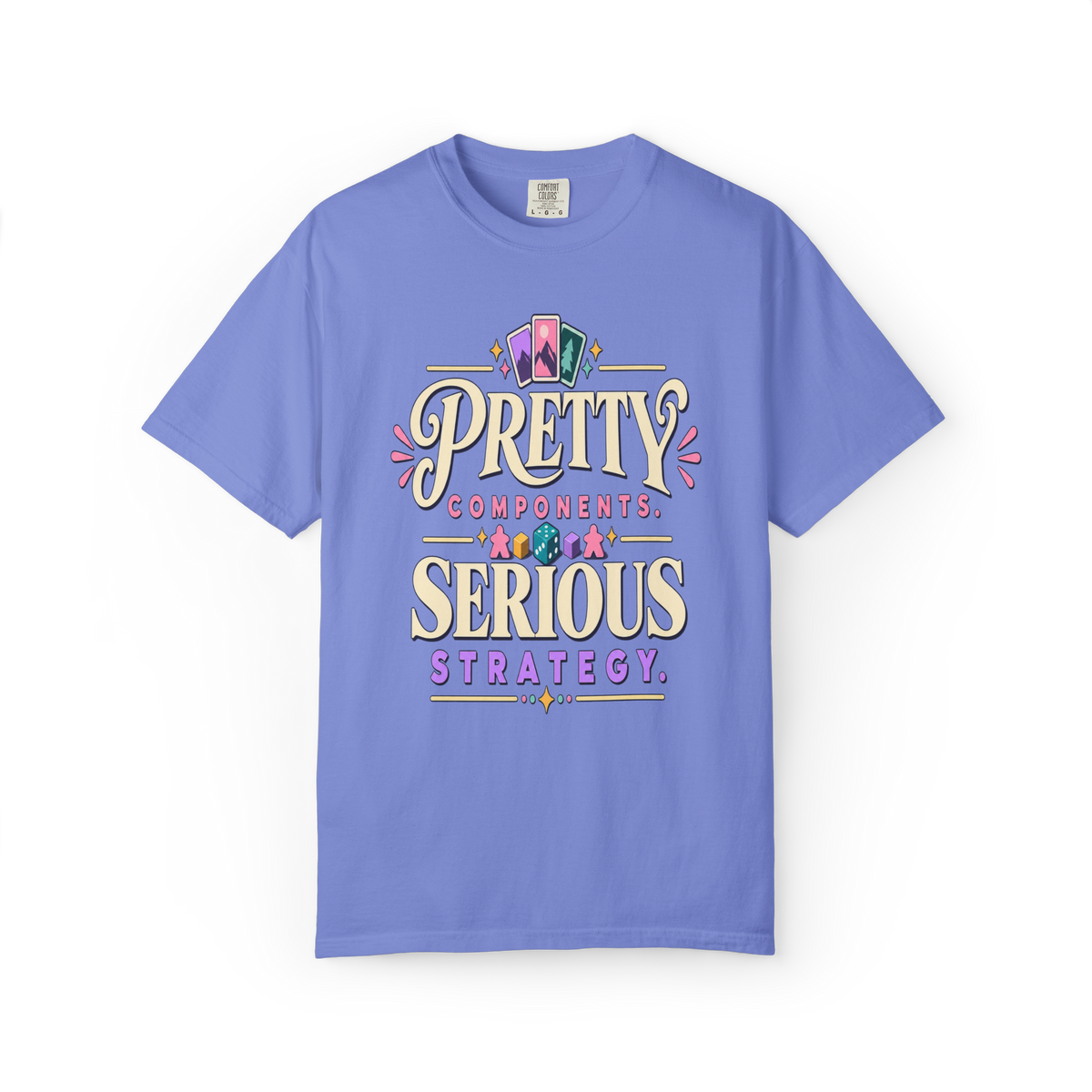 Pretty Components, Serious Strategy Board Game T-Shirt