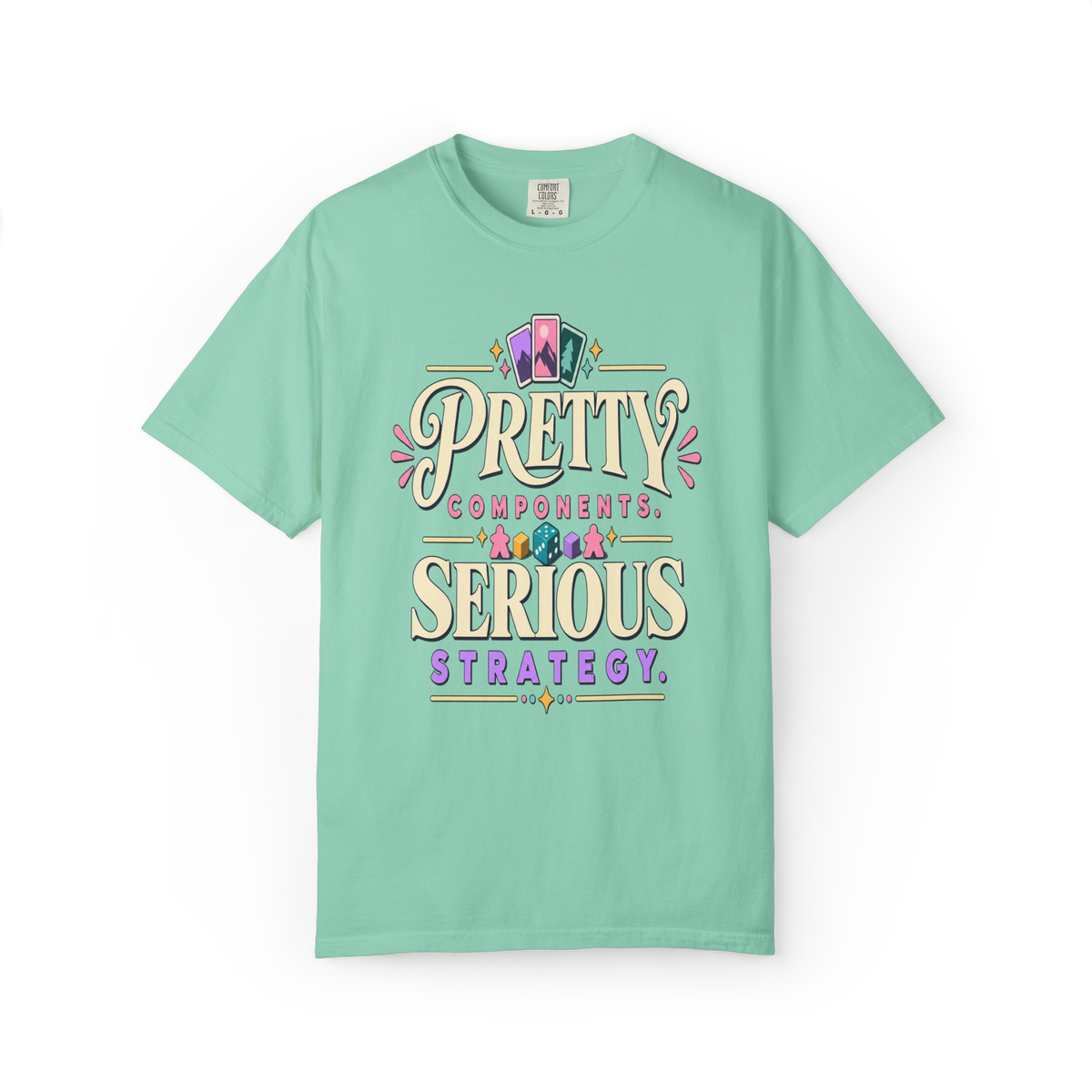 Pretty Components, Serious Strategy Board Game T-Shirt