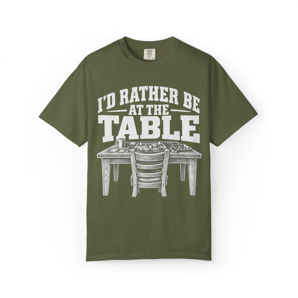 I'd Rather Be At the Table Board Game T-Shirt