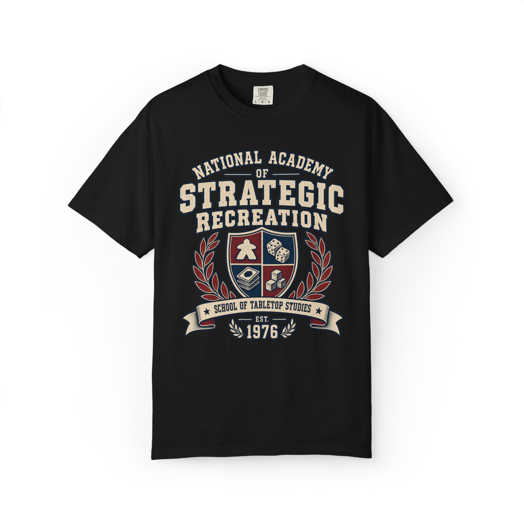 National Academy of Strategic Recreation Board Game T-Shirt