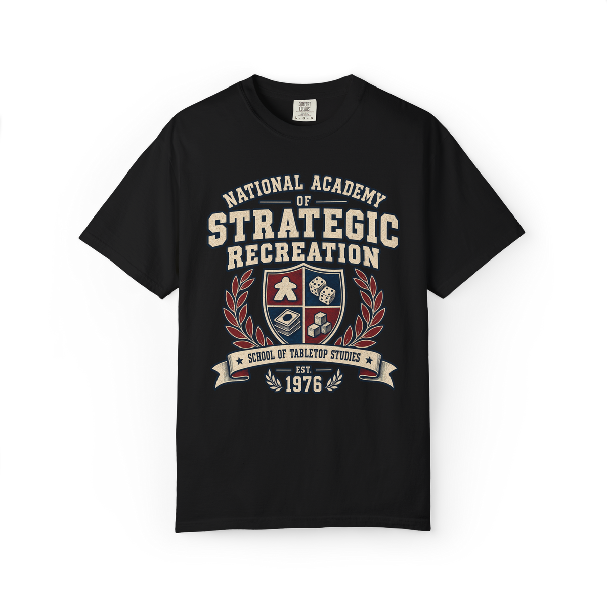 National Academy of Strategic Recreation Board Game T-Shirt