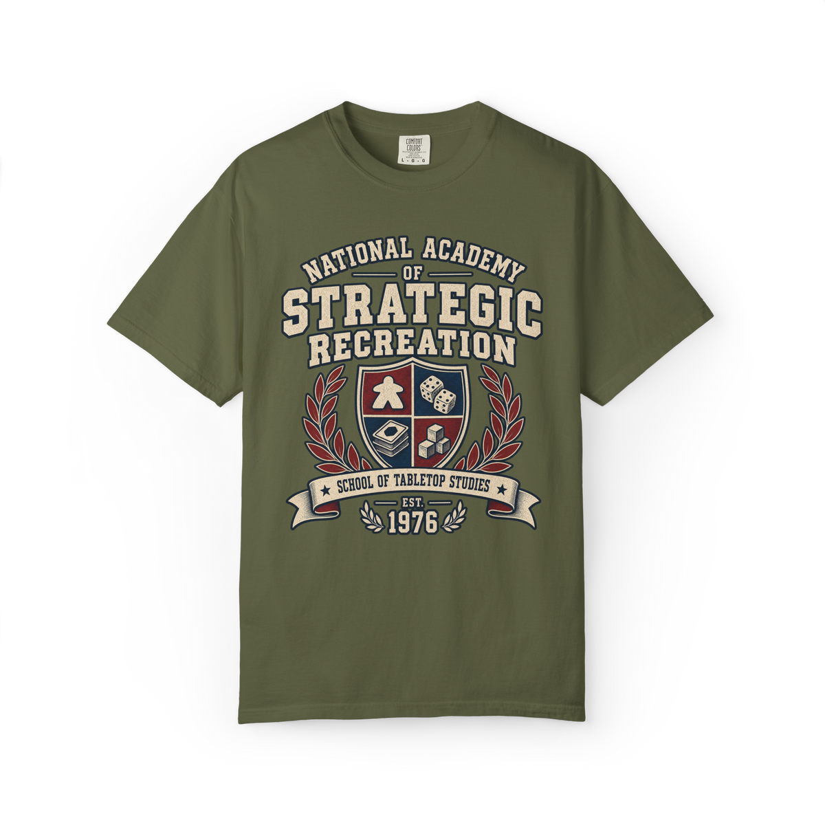 National Academy of Strategic Recreation Board Game T-Shirt