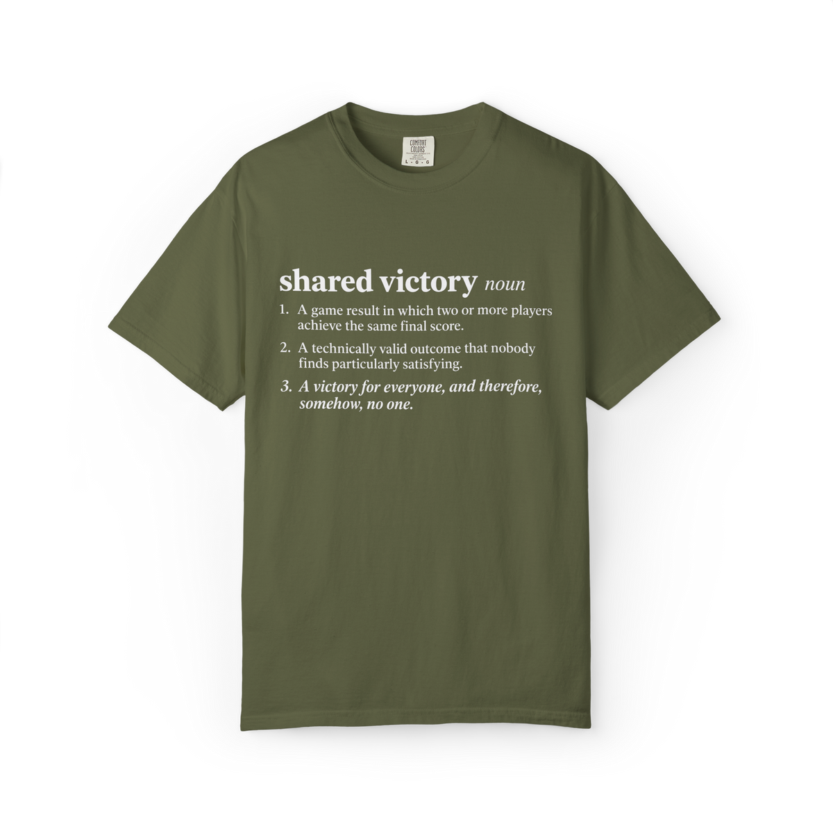 Shared Victory Definition Board Game T-Shirt