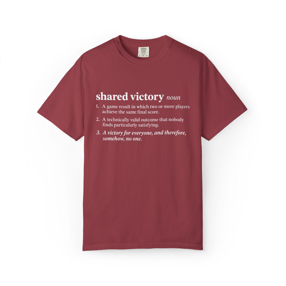 Shared Victory Definition Board Game T-Shirt