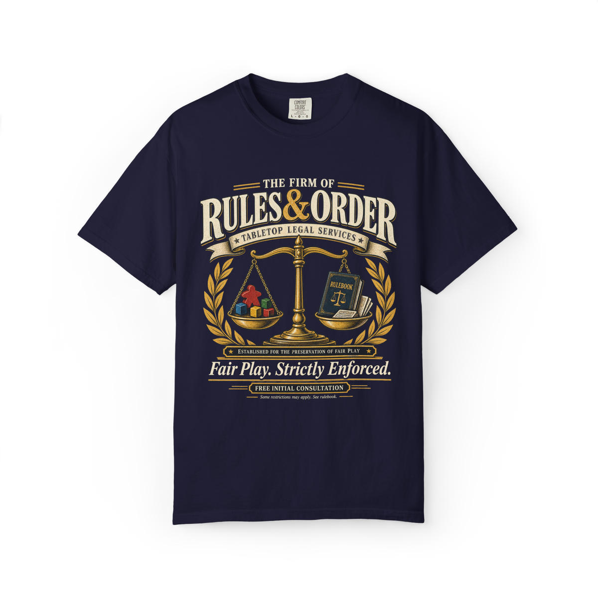 The Firm of Rules and Order T-Shirt