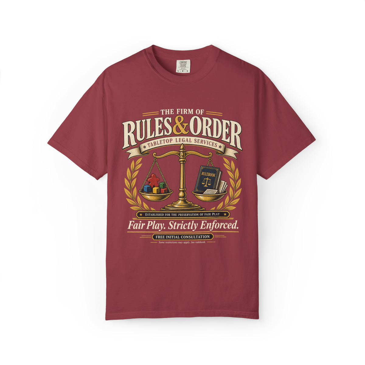 The Firm of Rules and Order T-Shirt
