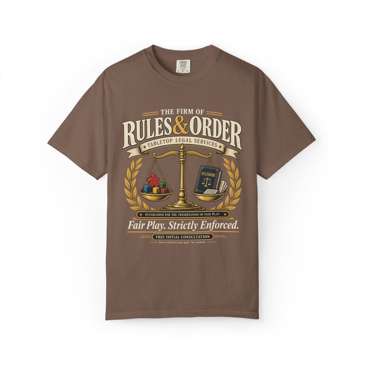 The Firm of Rules and Order T-Shirt