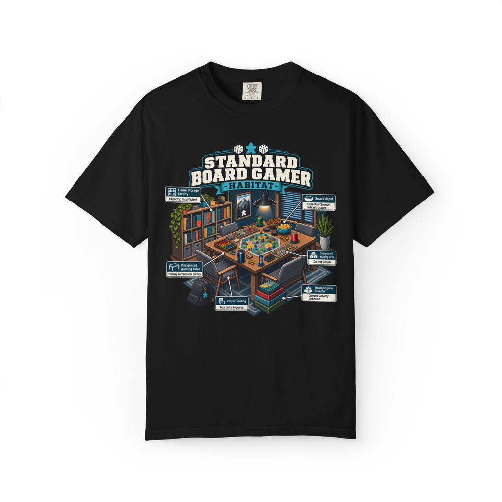 Standard Board Gamer Habitat T-Shirt