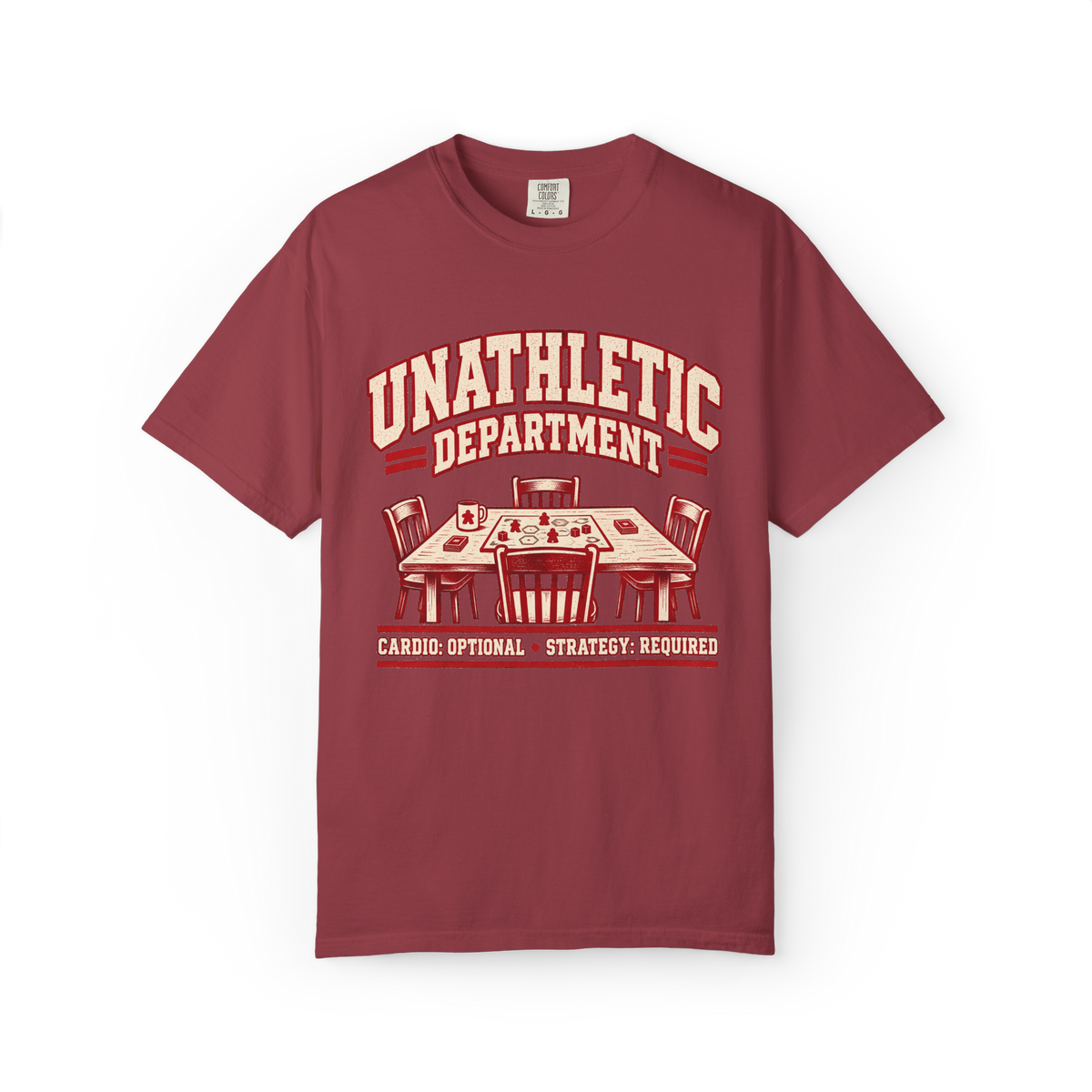 Unathletic Department: Built for Extended Gameplay Board Game T-Shirt