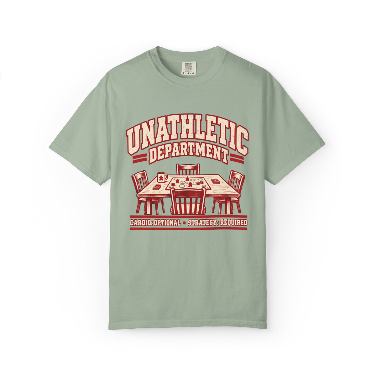 Unathletic Department: Built for Extended Gameplay Board Game T-Shirt