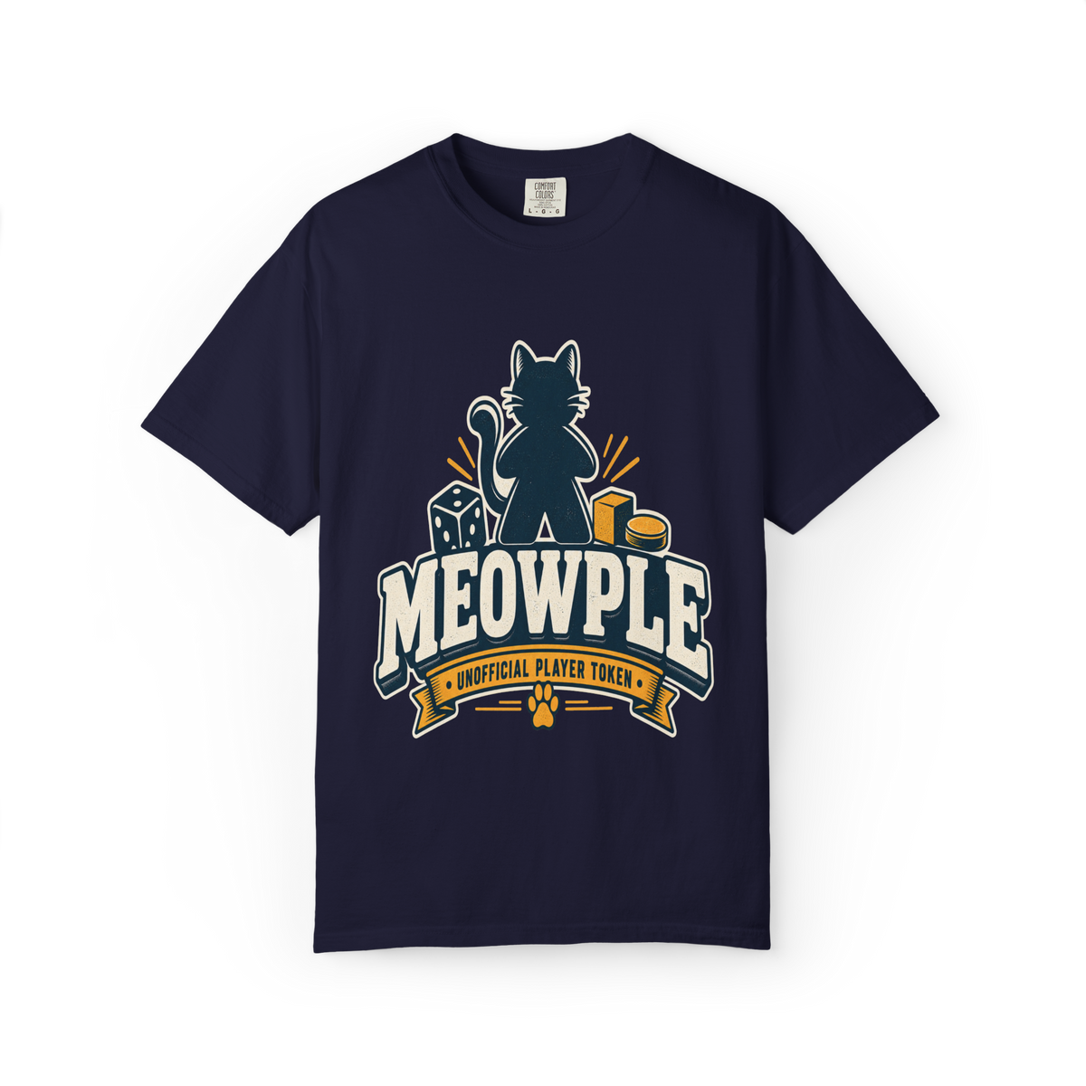 Meowple Unofficial Player Token - Cat Board Game T-Shirt