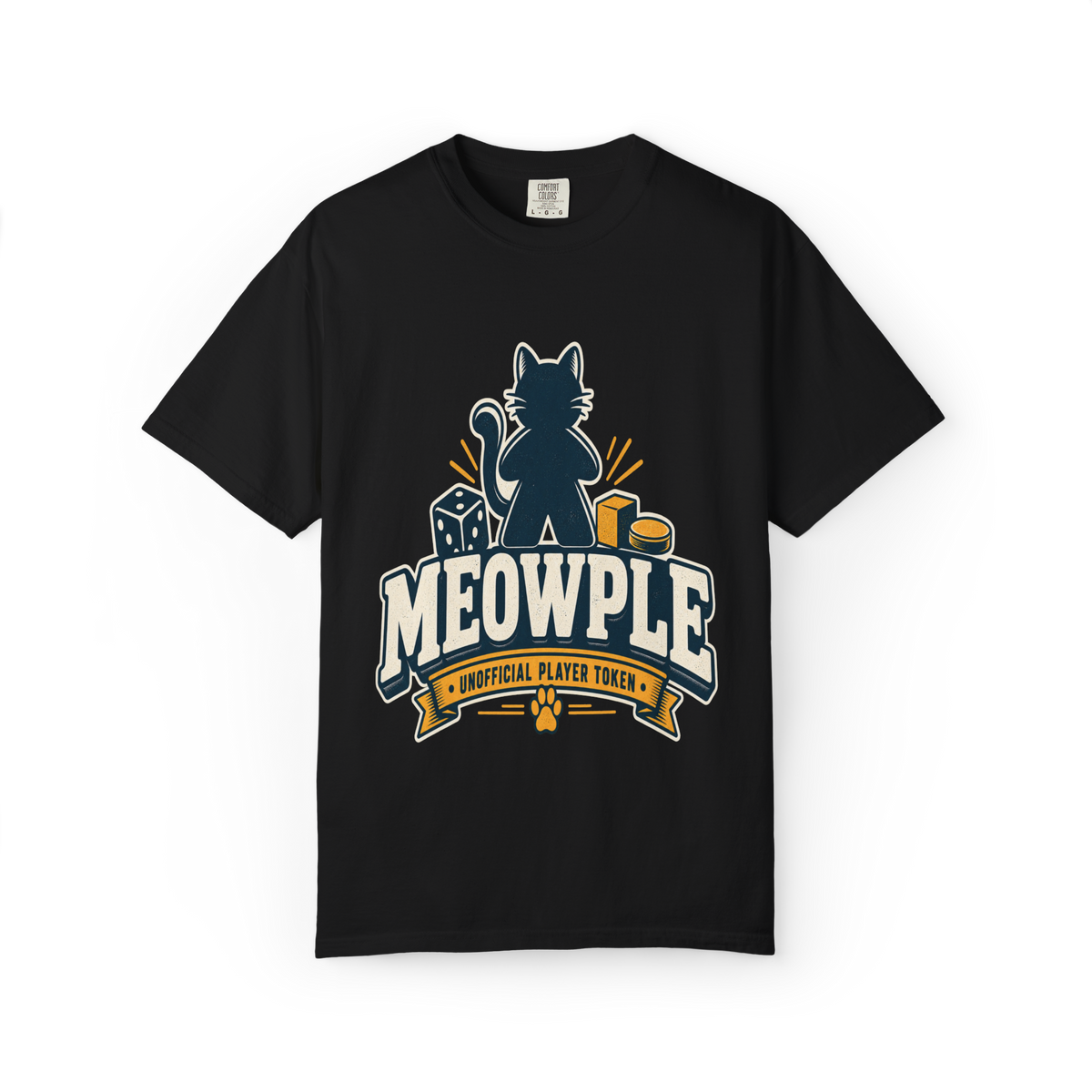 Meowple Unofficial Player Token - Cat Board Game T-Shirt