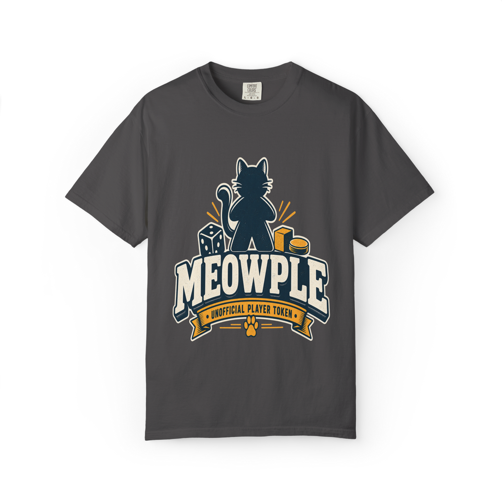 Meowple Unofficial Player Token - Cat Board Game T-Shirt