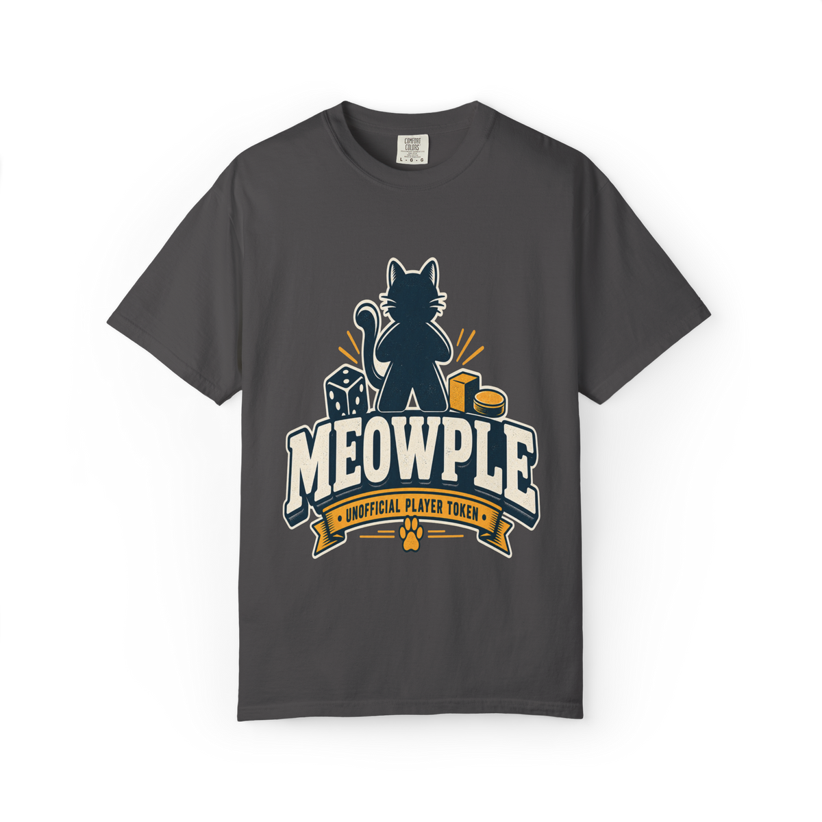 Meowple Unofficial Player Token - Cat Board Game T-Shirt