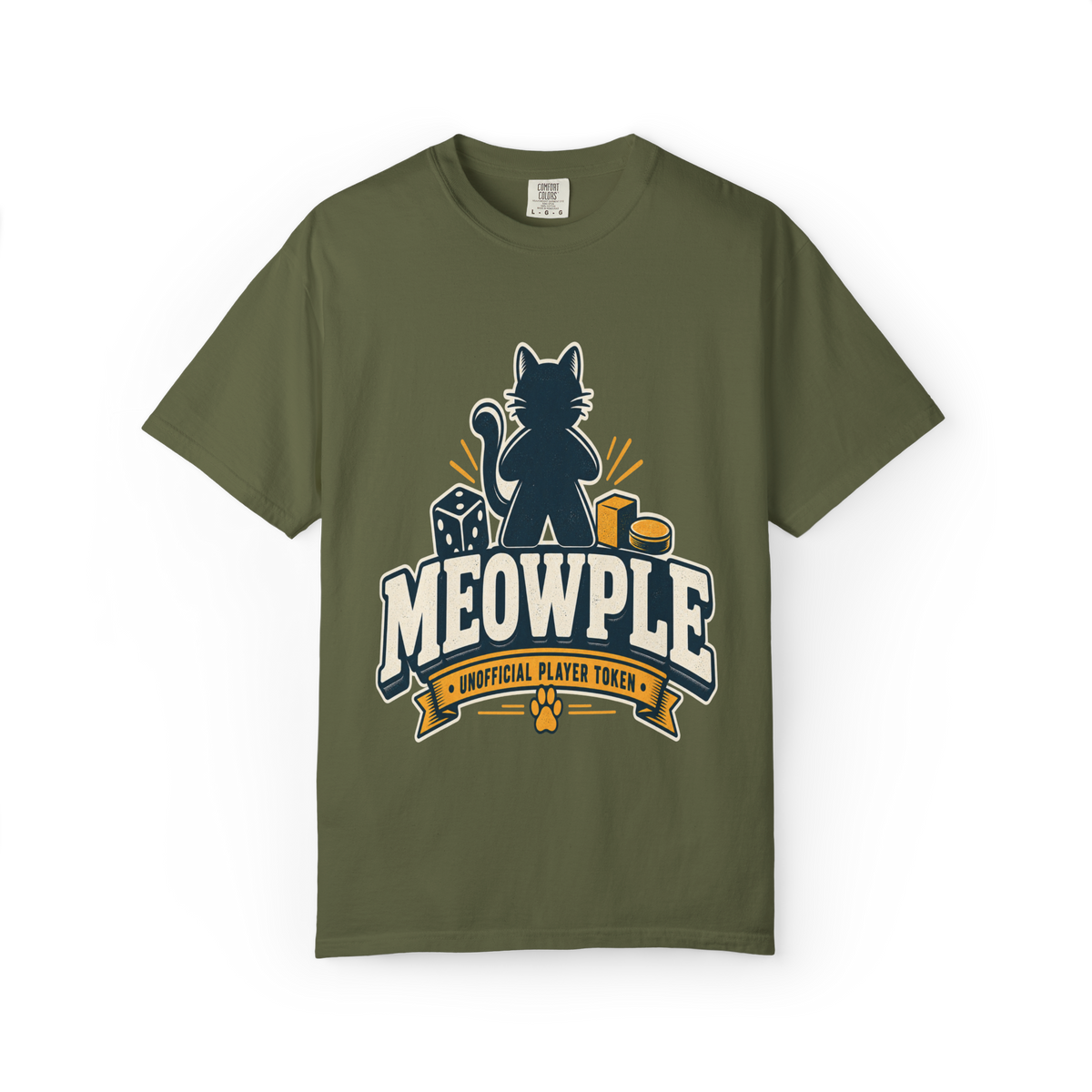 Meowple Unofficial Player Token - Cat Board Game T-Shirt