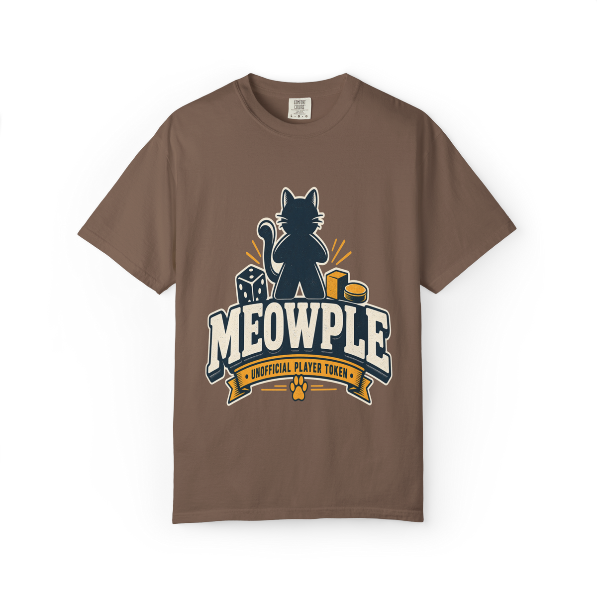 Meowple Unofficial Player Token - Cat Board Game T-Shirt