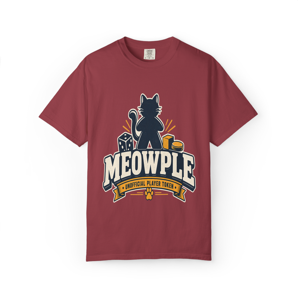 Meowple Unofficial Player Token - Cat Board Game T-Shirt