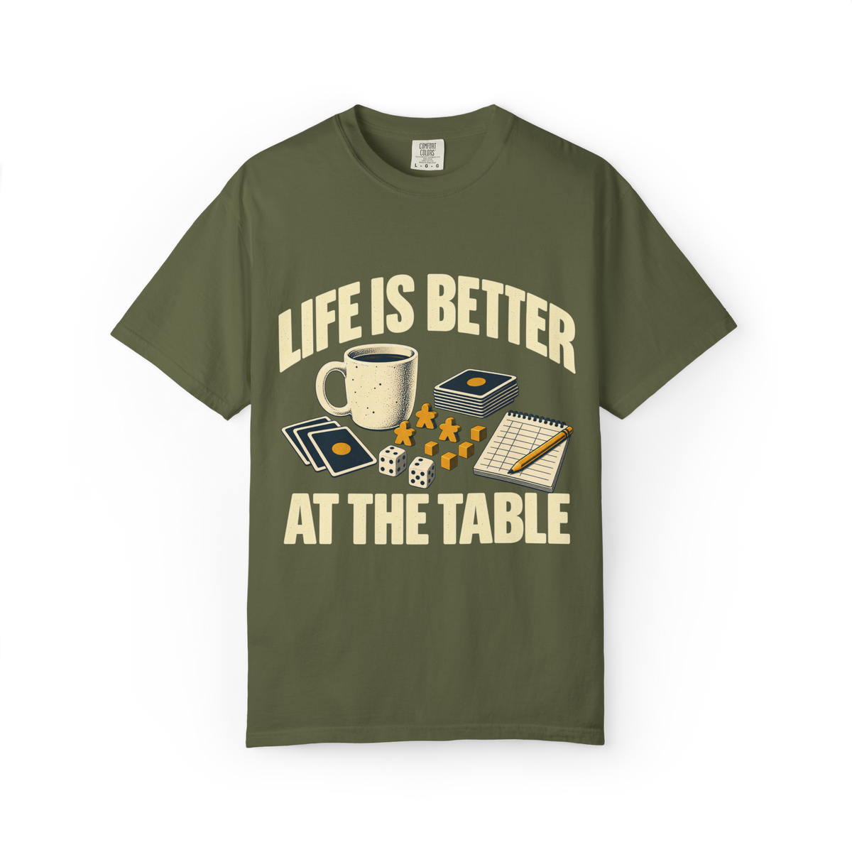Life Is Better at the Table Board Game T-Shirt