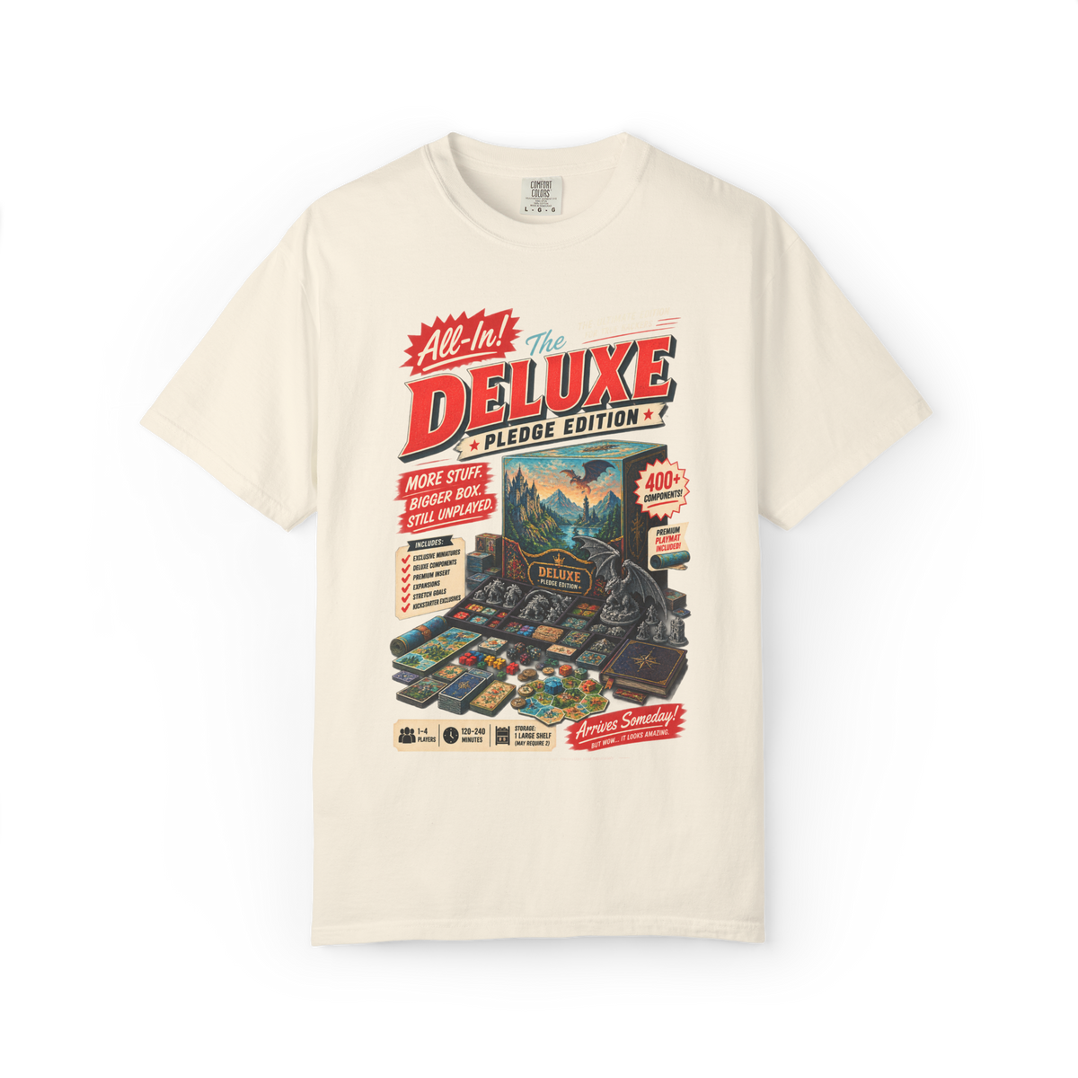 The All-In Deluxe Pledge Board Game T-Shirt