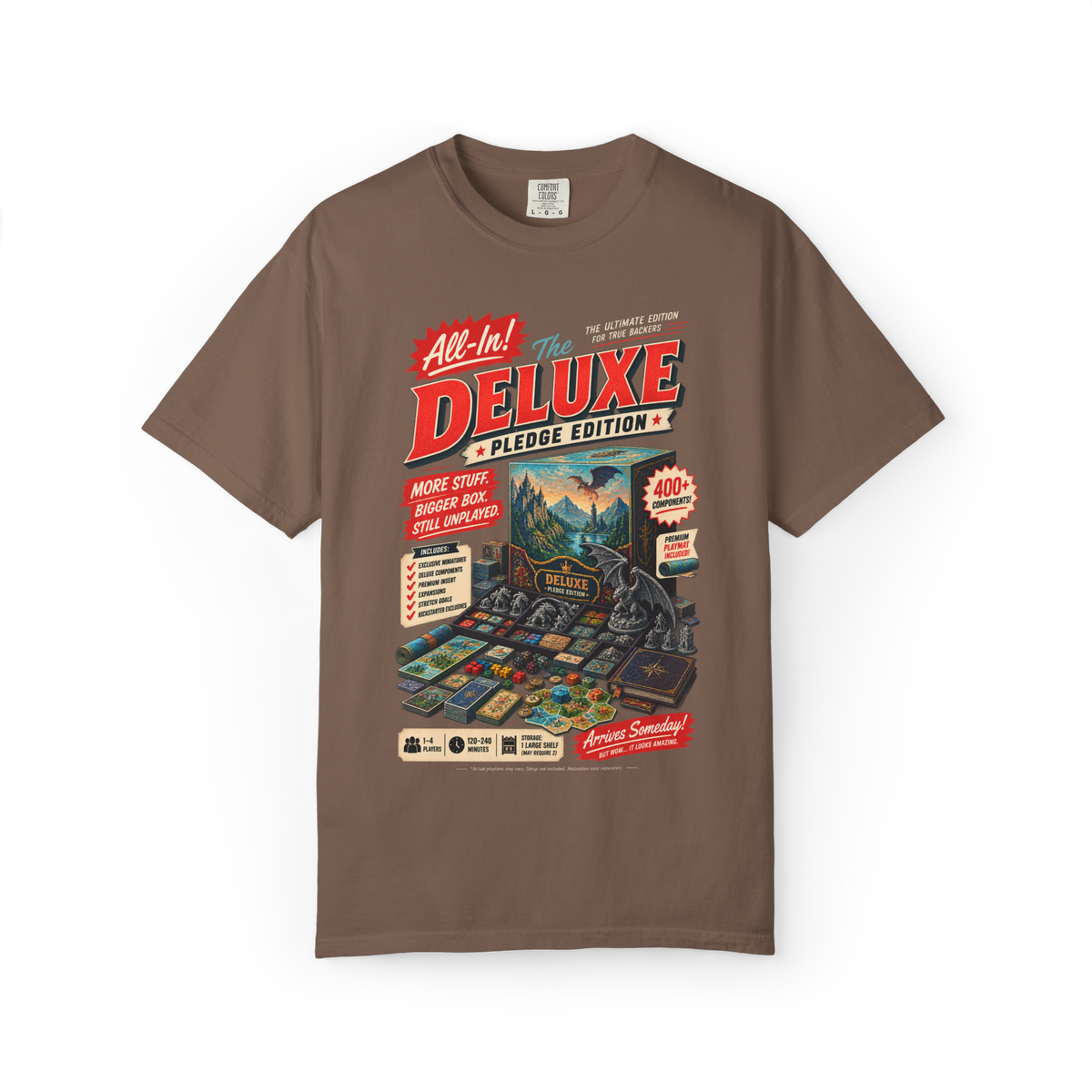 The All-In Deluxe Pledge Board Game T-Shirt