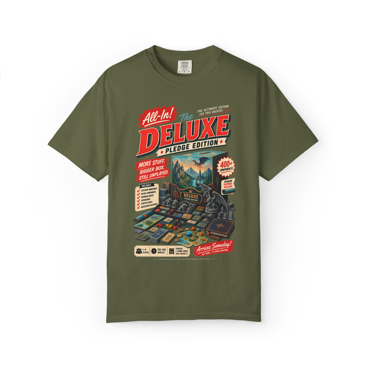 The All-In Deluxe Pledge Board Game T-Shirt