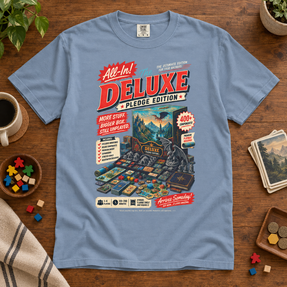 The All-In Deluxe Pledge Board Game T-Shirt