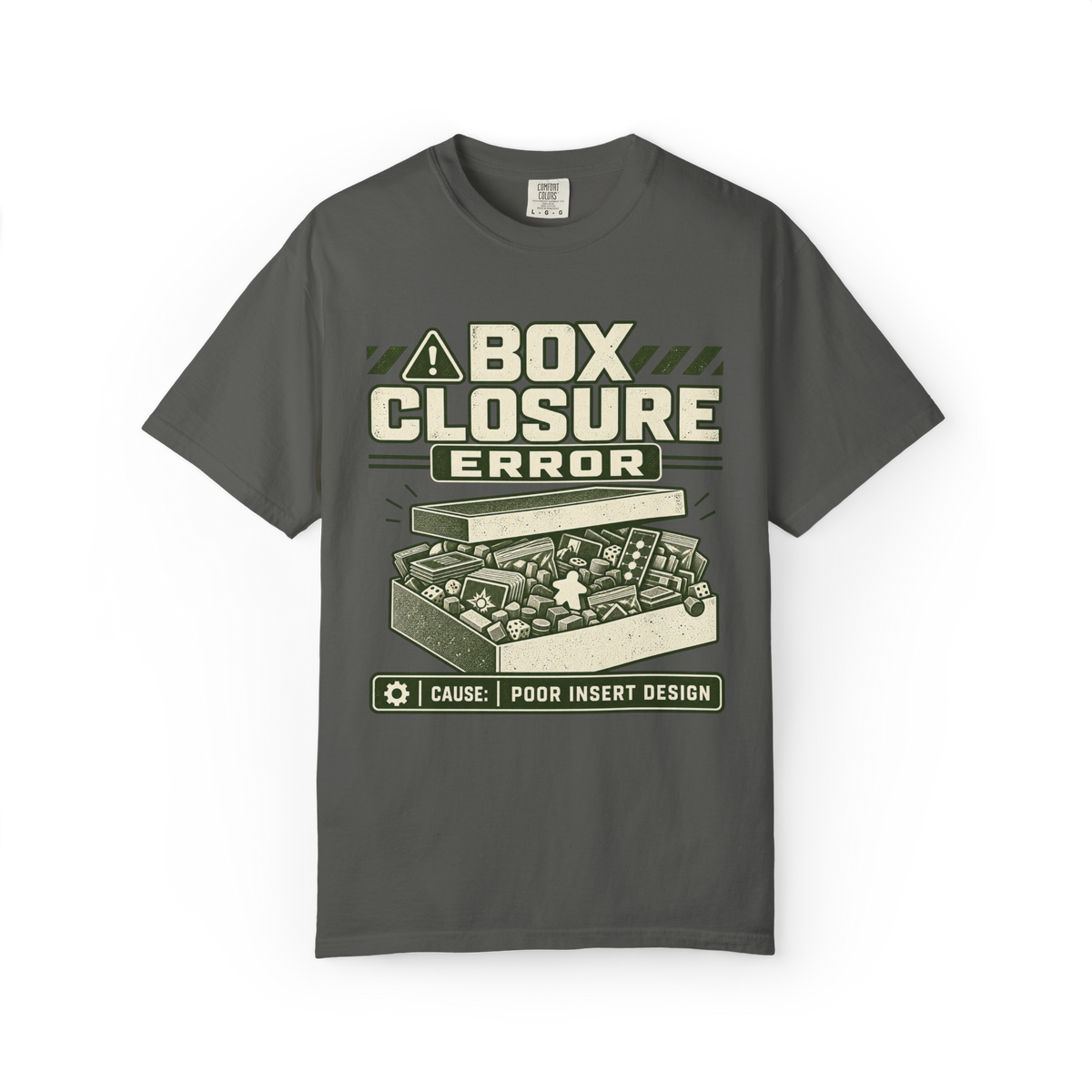 Box Closure Error Board Game T-Shirt