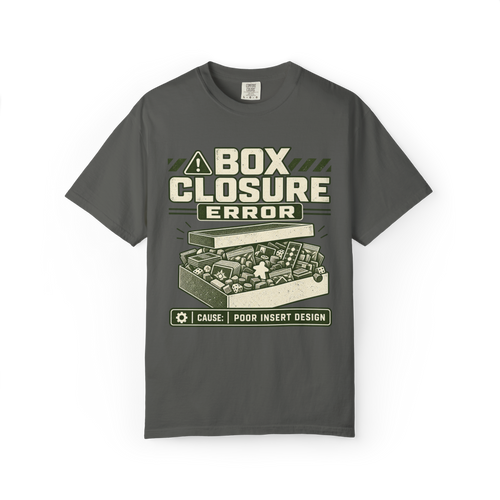 Box Closure Error Board Game T-Shirt