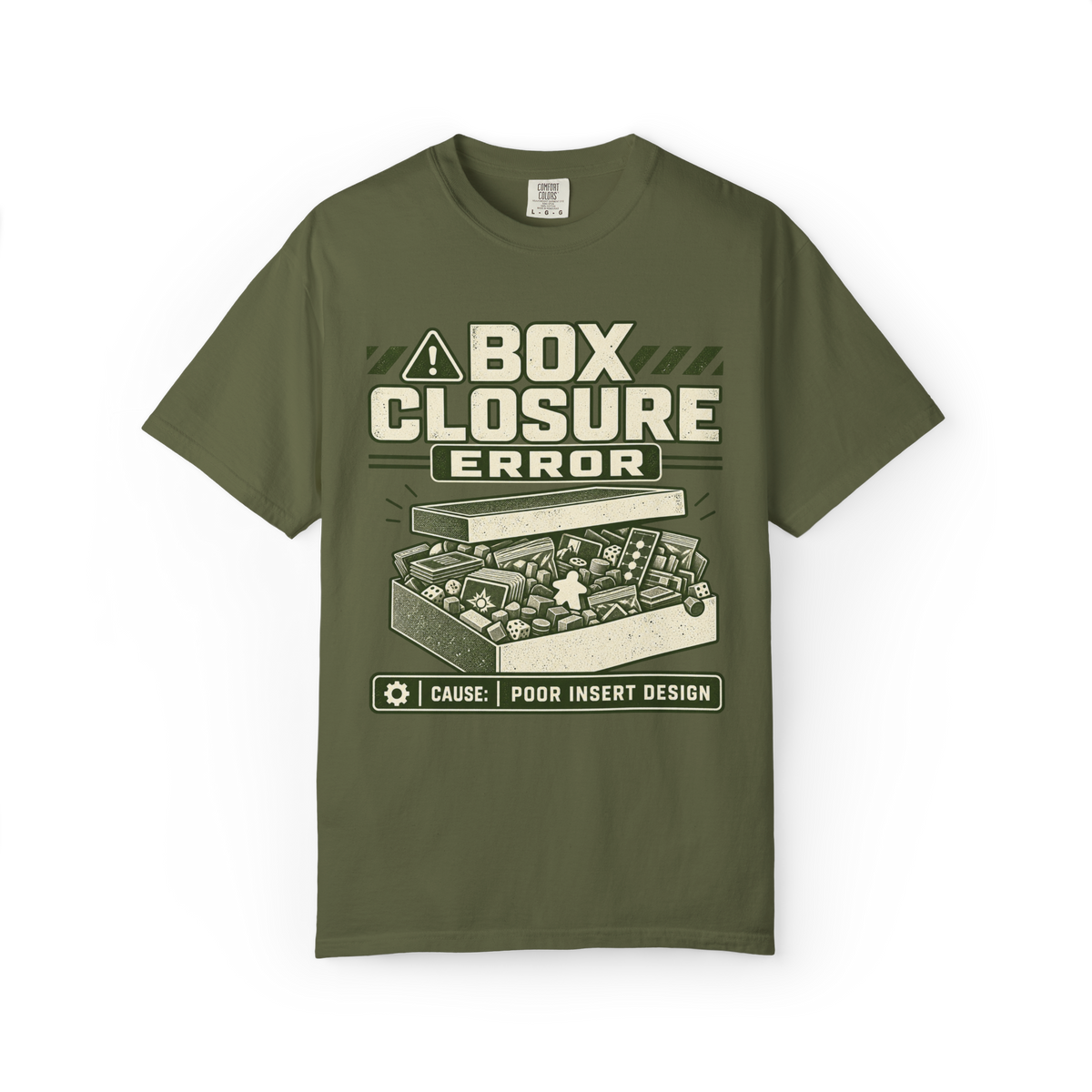 Box Closure Error Board Game T-Shirt