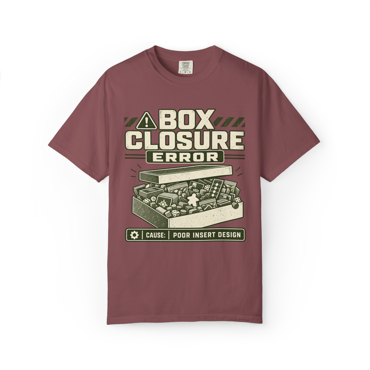 Box Closure Error Board Game T-Shirt