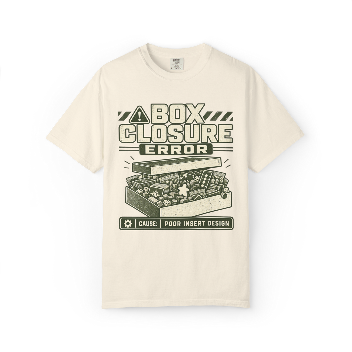 Box Closure Error Board Game T-Shirt