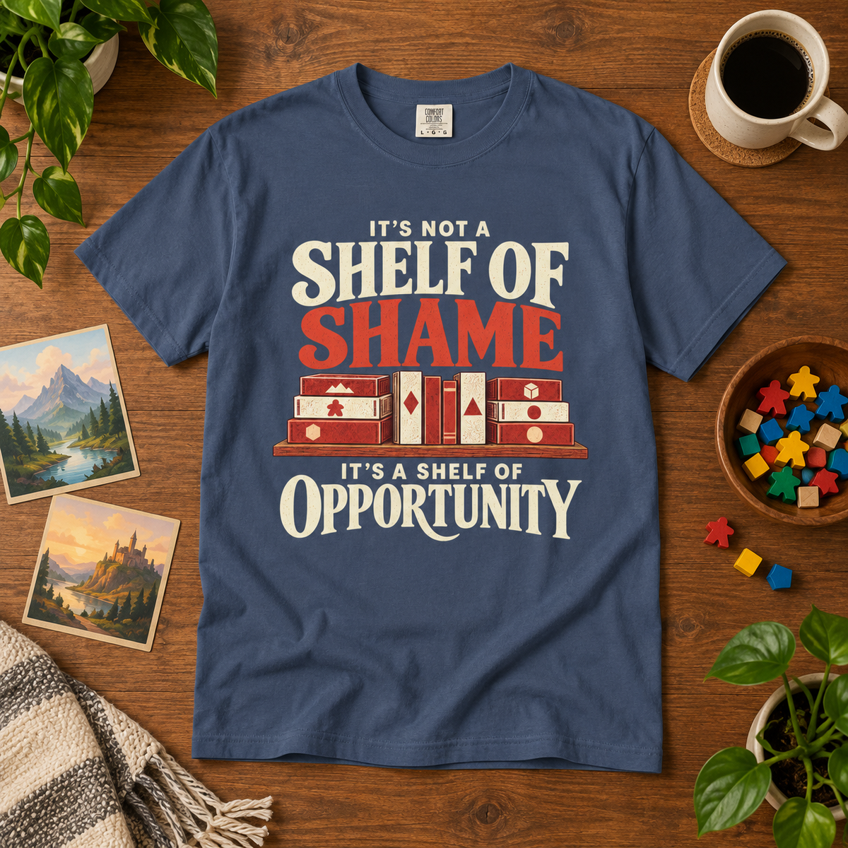 It's Not a Shelf of Shame, it's a Shelf of Opportunity T-Shirt