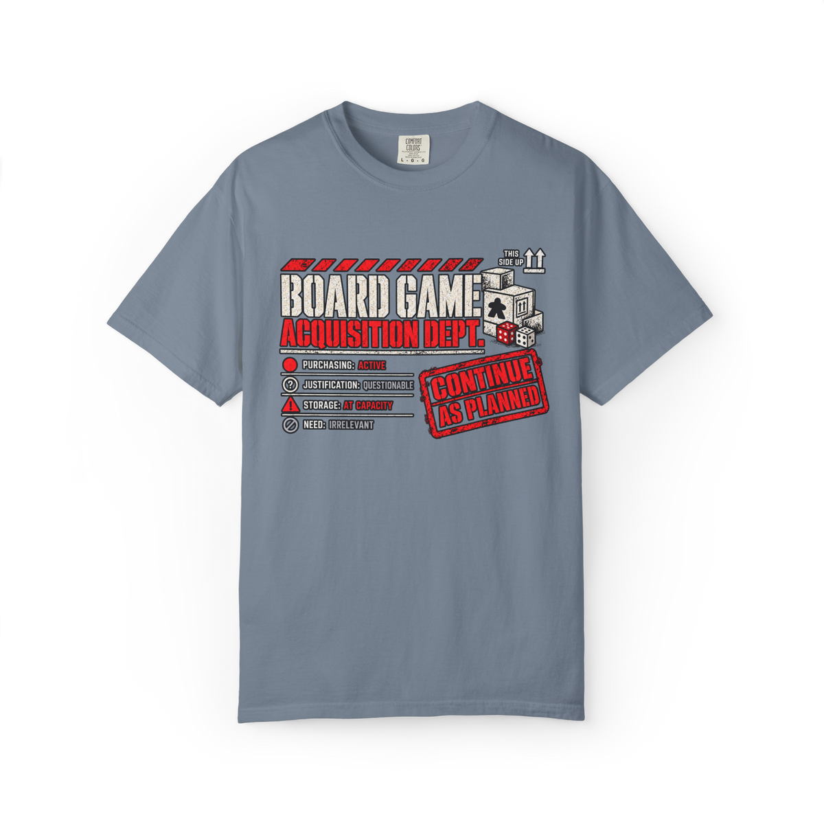 Board Game Acquisition Department T-Shirt