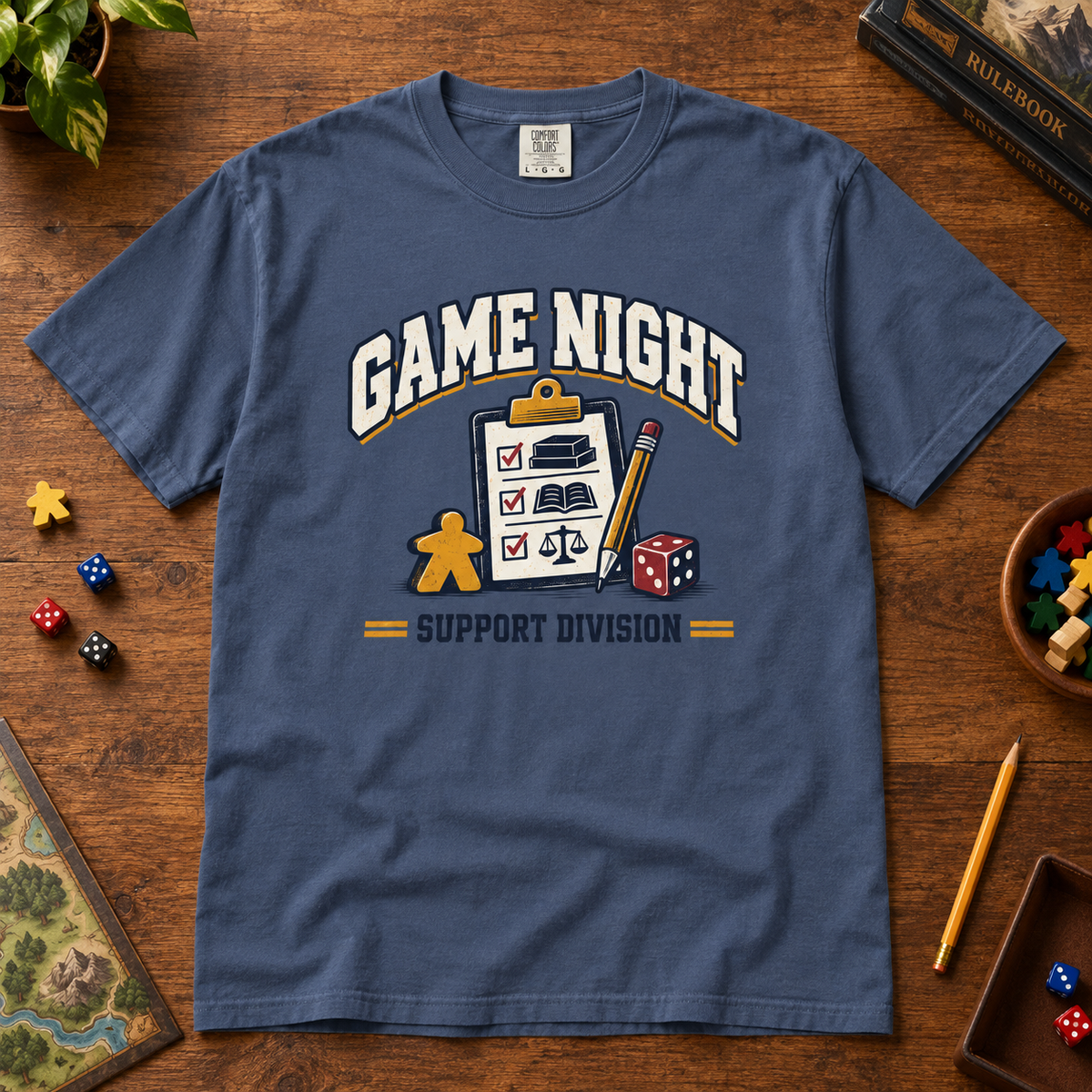 Game Night Support Division T-Shirt