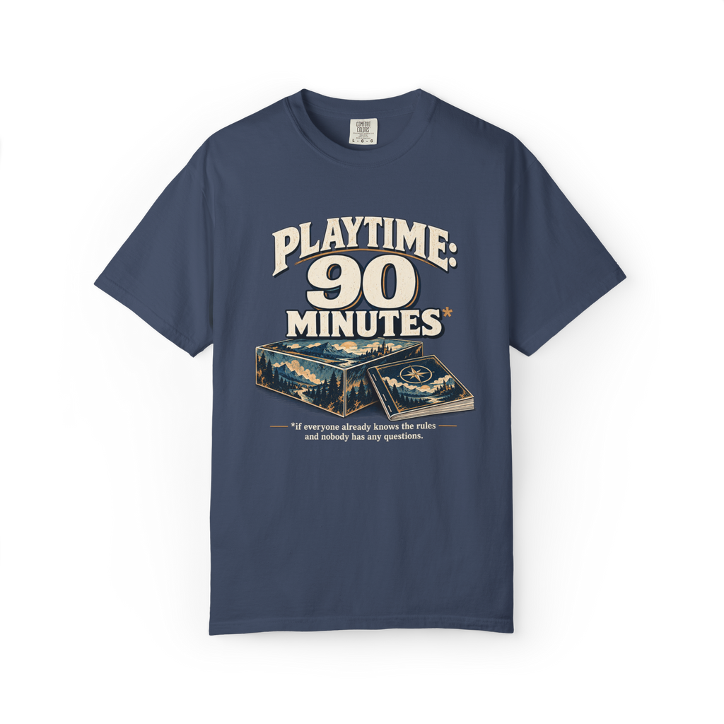 Playtime 90 Minutes Board Game T-Shirt