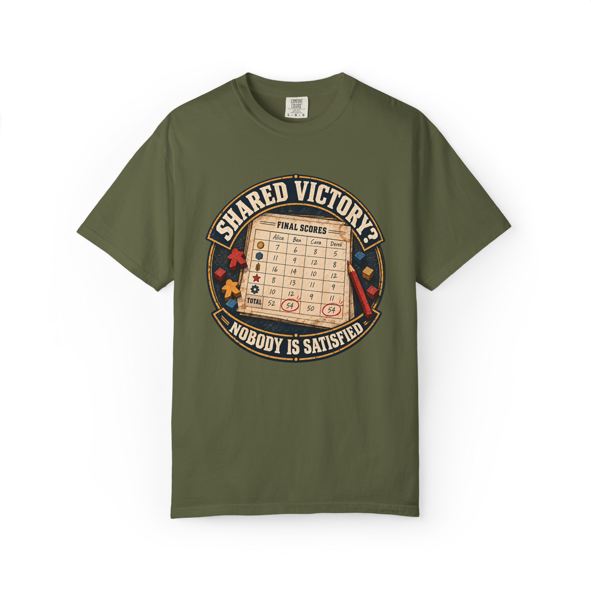 Shared Victory - Nobody is Satisfied T-Shirt