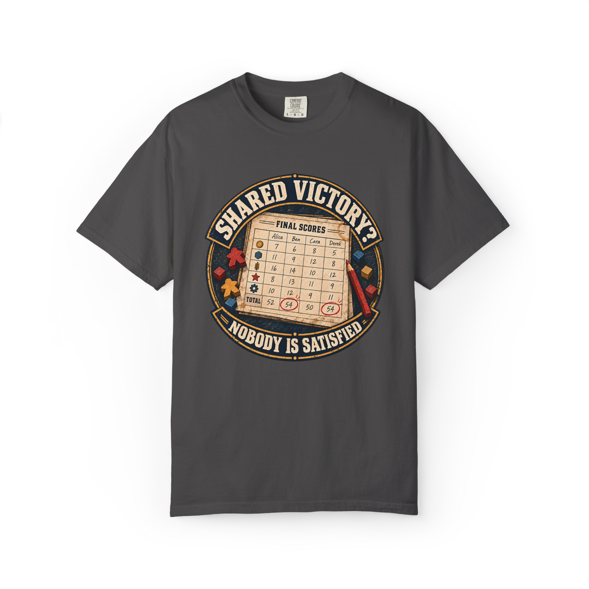 Shared Victory - Nobody is Satisfied T-Shirt
