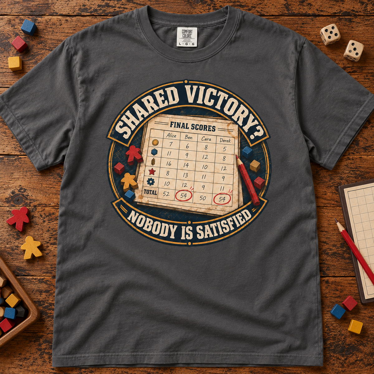 Shared Victory - Nobody is Satisfied T-Shirt