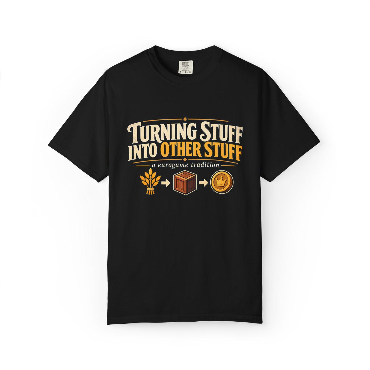 Turning Stuff Into Other Stuff - A Eurogame Tradition T-Shirt