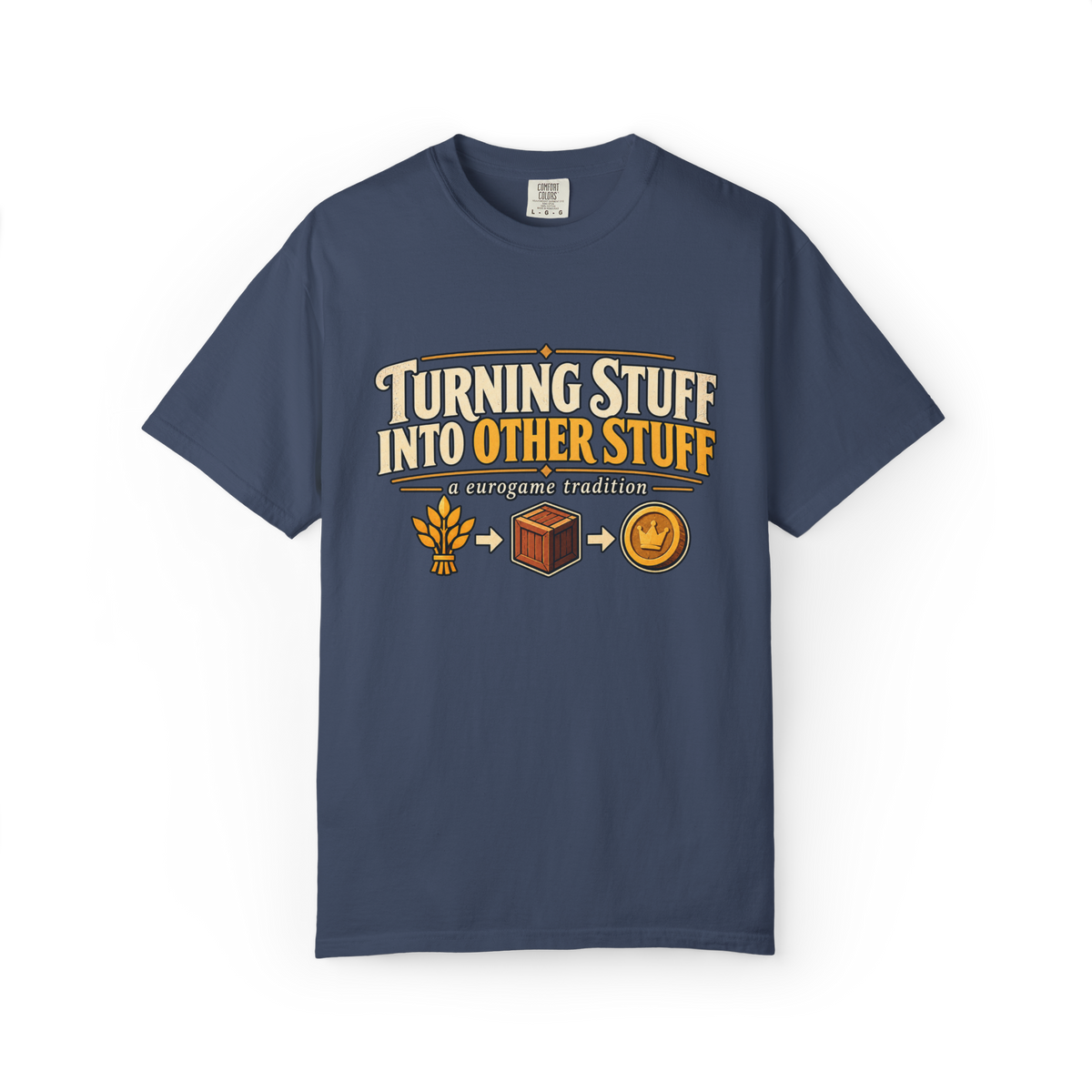 Turning Stuff Into Other Stuff - A Eurogame Tradition T-Shirt
