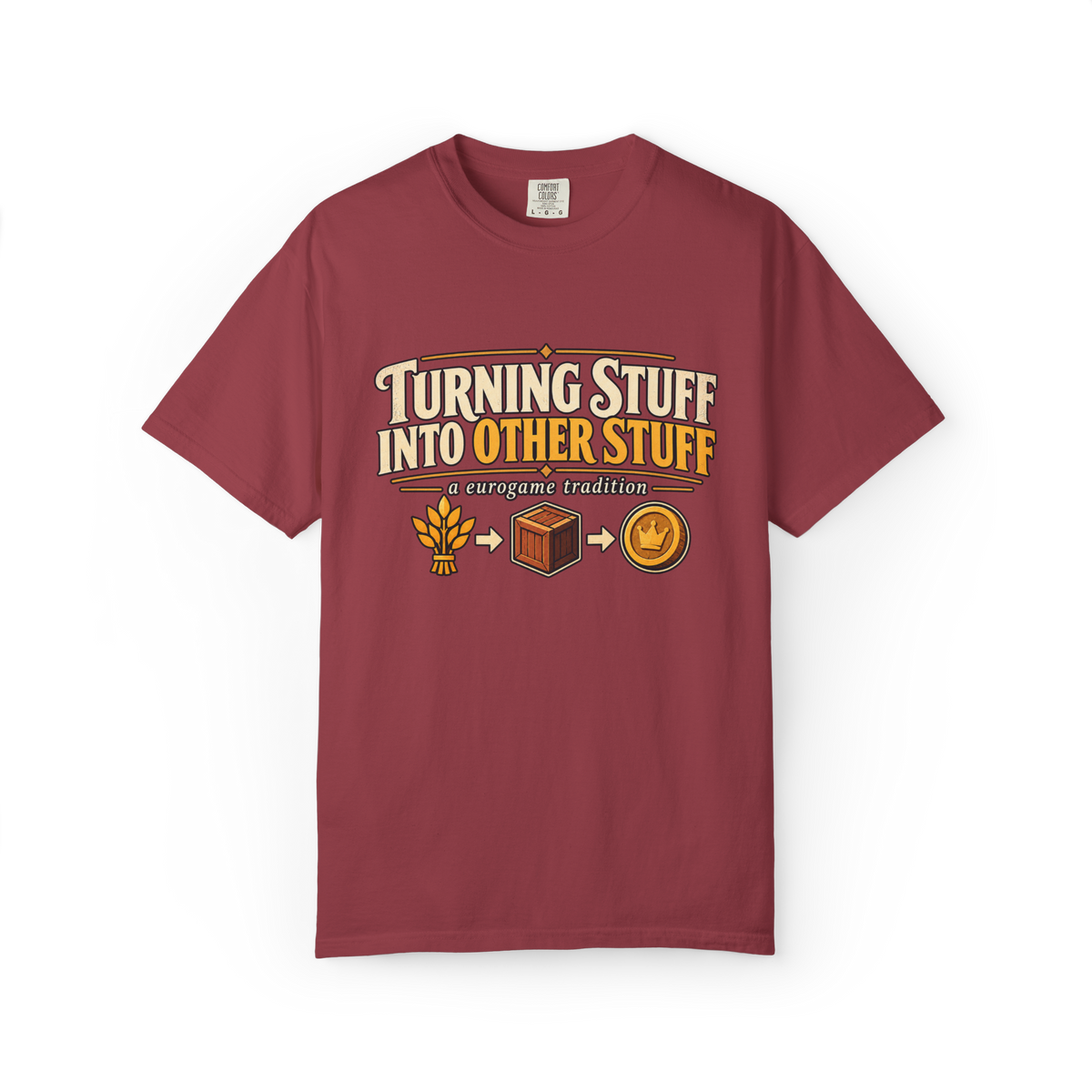Turning Stuff Into Other Stuff - A Eurogame Tradition T-Shirt