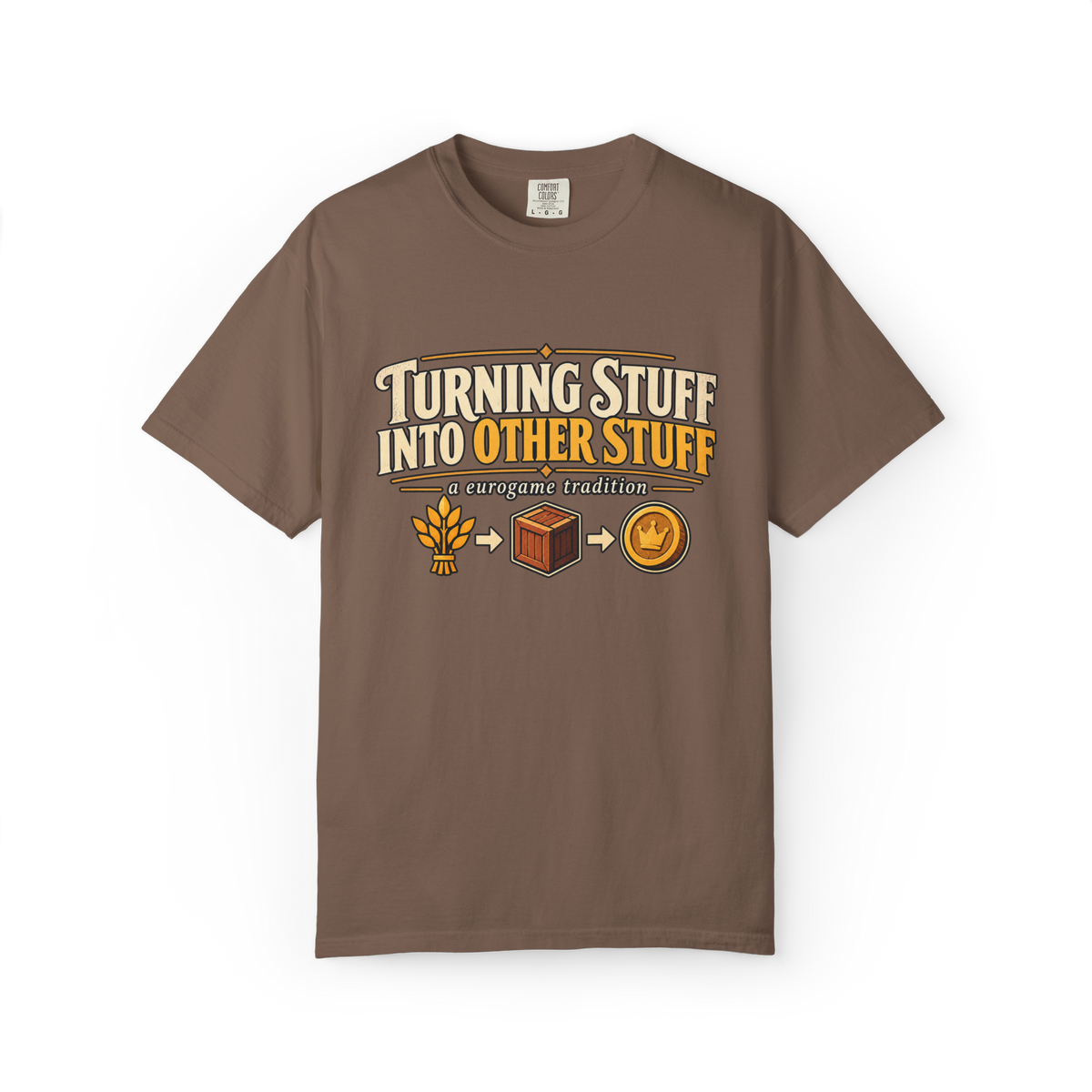 Turning Stuff Into Other Stuff - A Eurogame Tradition T-Shirt