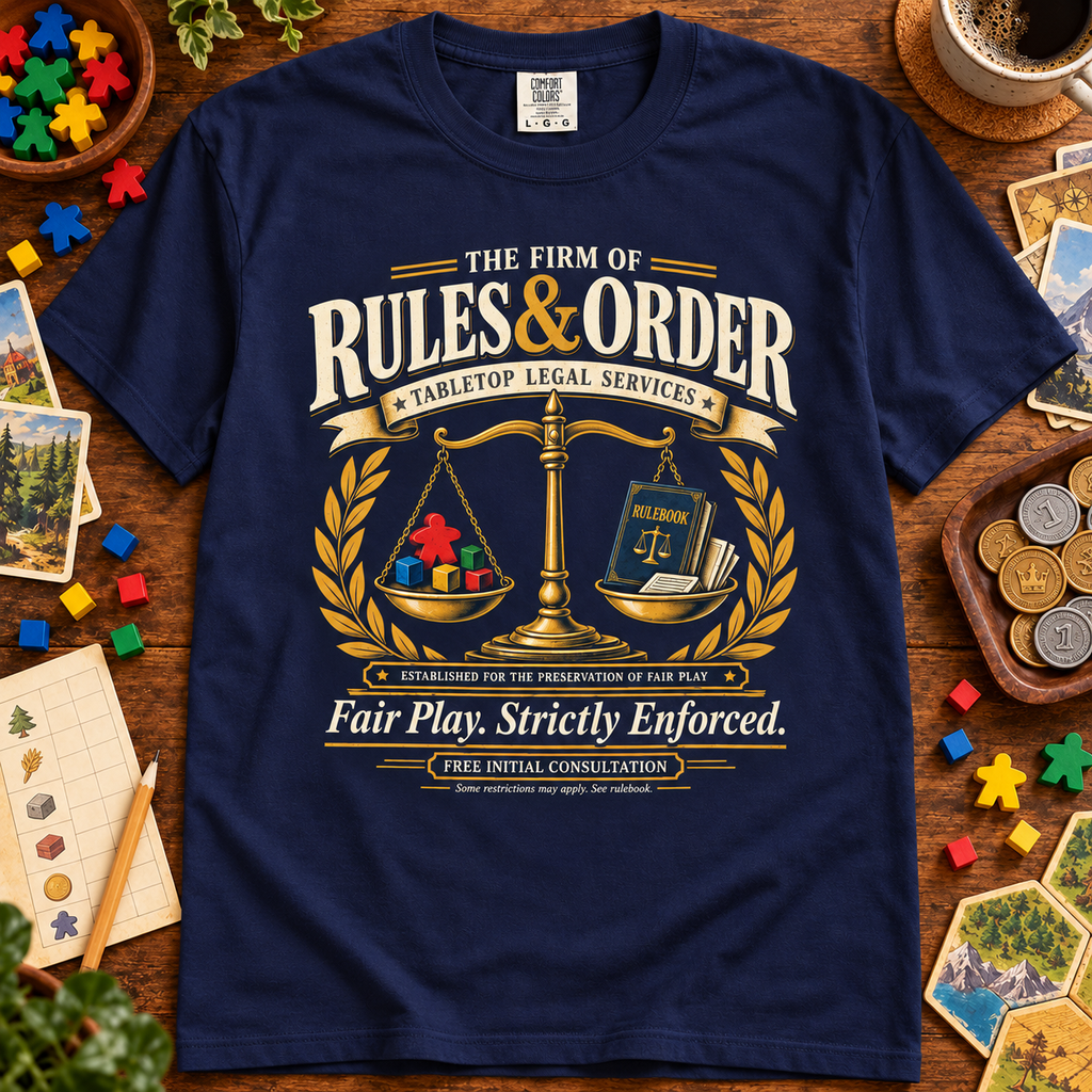 The Firm of Rules and Order T-Shirt