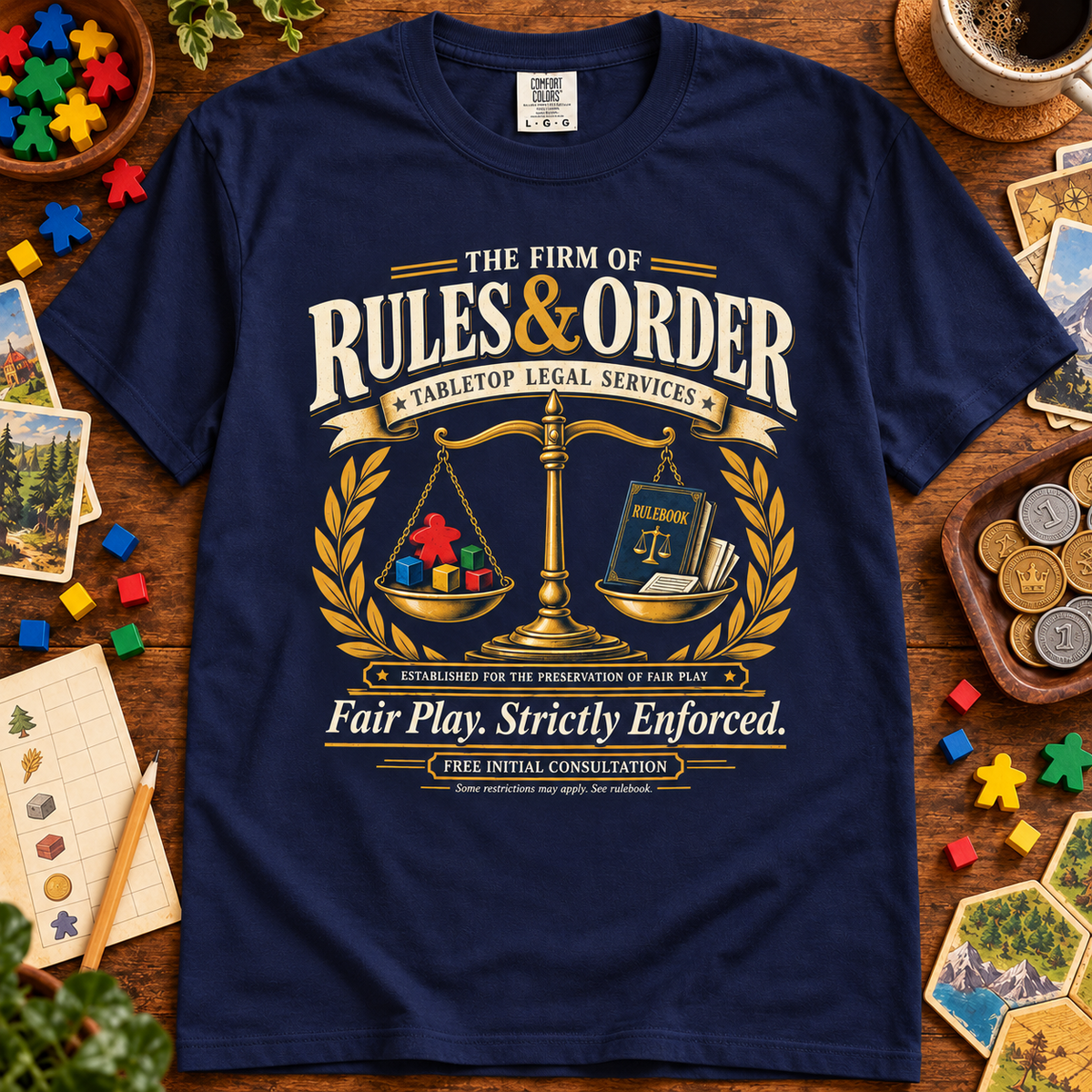 The Firm of Rules and Order T-Shirt